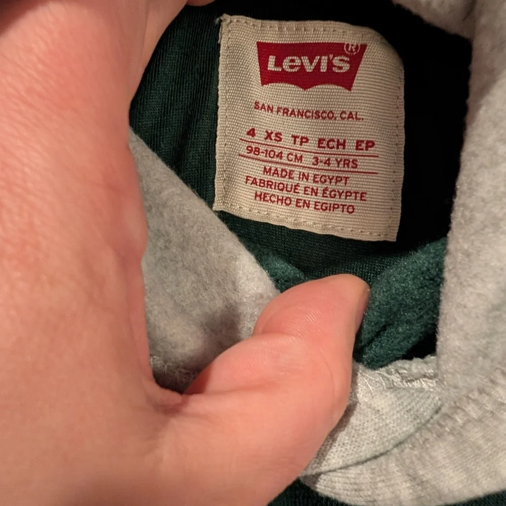 Levi's Little Kid Color Block Long-Sleeve Hoodie & Joggers in Size 4 (XS)